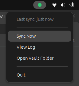 Sync Indicator